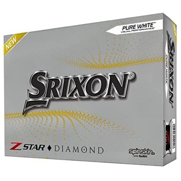Srixon ZStar Diamond Golf Ball White Dozen 10321237